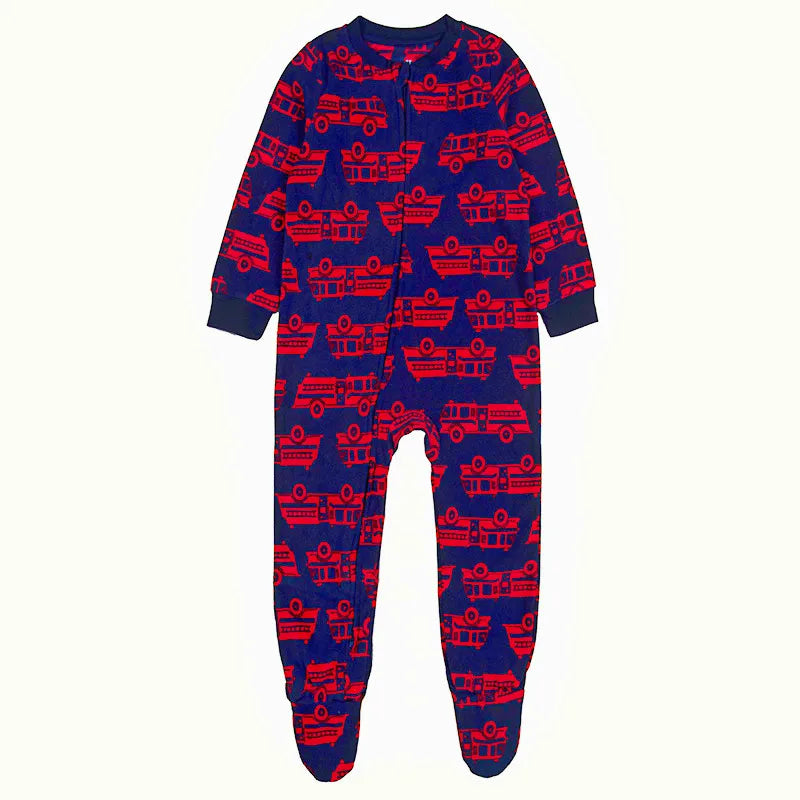 One-Piece Pajamas for Children Aged 3-10, Pajamas for Boys and Girls, Fleece One-Piece Suits, Soft and Warm