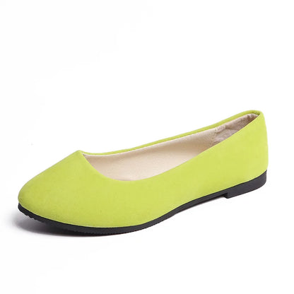 20Colors spring and summer wear women's flat shoes large comfortable shoes female candy color shoes Loafers EU 41/42/43 WSH2214