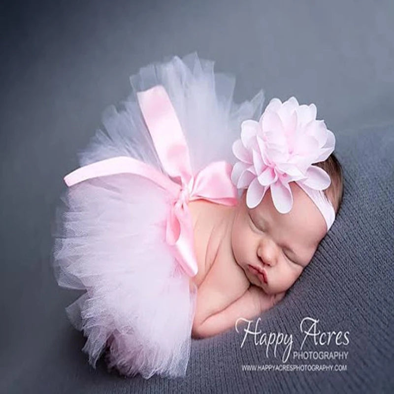 Newborn Baby Girl Tutu Skirt Mini Tulle Candy Color Infantil Menina Kids Princess Pettiskirt Children Clothing 0-2Y