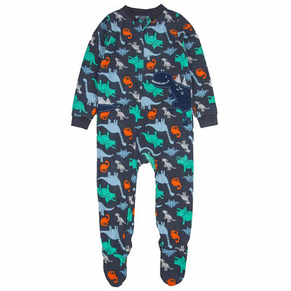 One-Piece Pajamas for Children Aged 3-10, Pajamas for Boys and Girls, Fleece One-Piece Suits, Soft and Warm