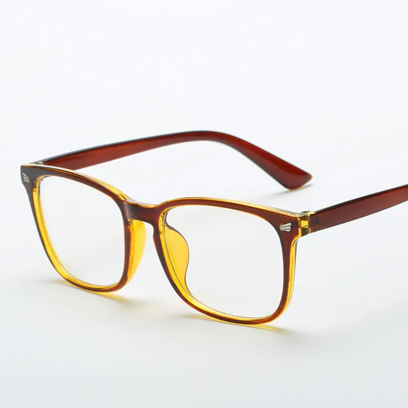 Transparent Computer Glasses Frame Women Men Anti Blue Light square Eyewear Blocking Glasses Optical Spectacle Eyeglass