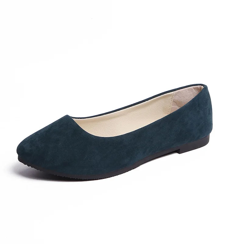 20Colors spring and summer wear women's flat shoes large comfortable shoes female candy color shoes Loafers EU 41/42/43 WSH2214