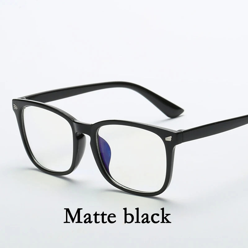 Transparent Computer Glasses Frame Women Men Anti Blue Light square Eyewear Blocking Glasses Optical Spectacle Eyeglass