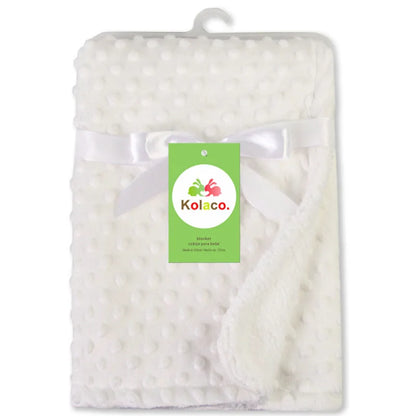 2024 New Autumn Winter Children Rose Cashmere Double-layer Baby Blanket Lamb Wool blanket 102x76cm