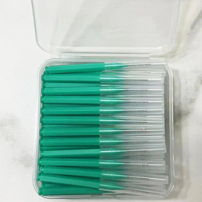 60Pcs Interdental Brush Health Care Tooth Push-Pull Escova Removes Food And Plaque Better Teeth Oral Hygiene Tool Oral Care