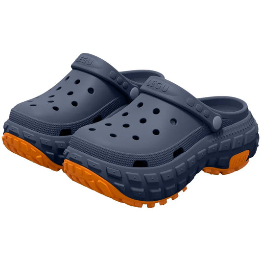 Thick soled perforated shoes for men's summer new trend slip resistant wear-resistant and odorless sandals for driving