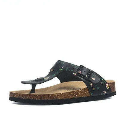 Fashion Women Slippers Flip Flops Summer Beach Cork Shoes Slides Girls Flats Sandals Casual Slippers Shoes Plus Size 35-45