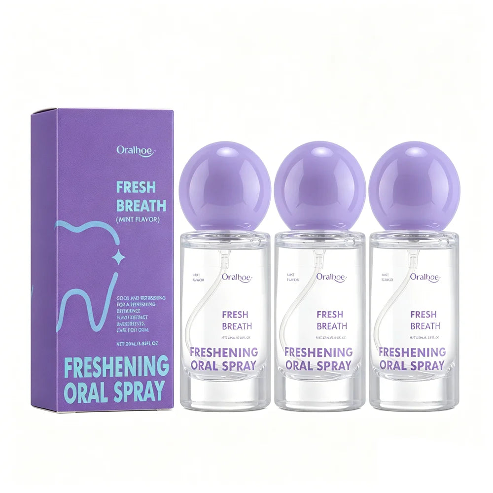 Mint Oral Spray for Long-Lasting Freshness Travel-Sized Oral Breath Spray Mouth Spray Freshener Oral Care Probiotic Freshener