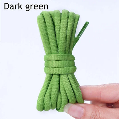Oval Shoe laces Half Round Athletic ShoeLaces for Running Sneakers Laces Shoes Strings 33 Color Durable without fading Shoelace