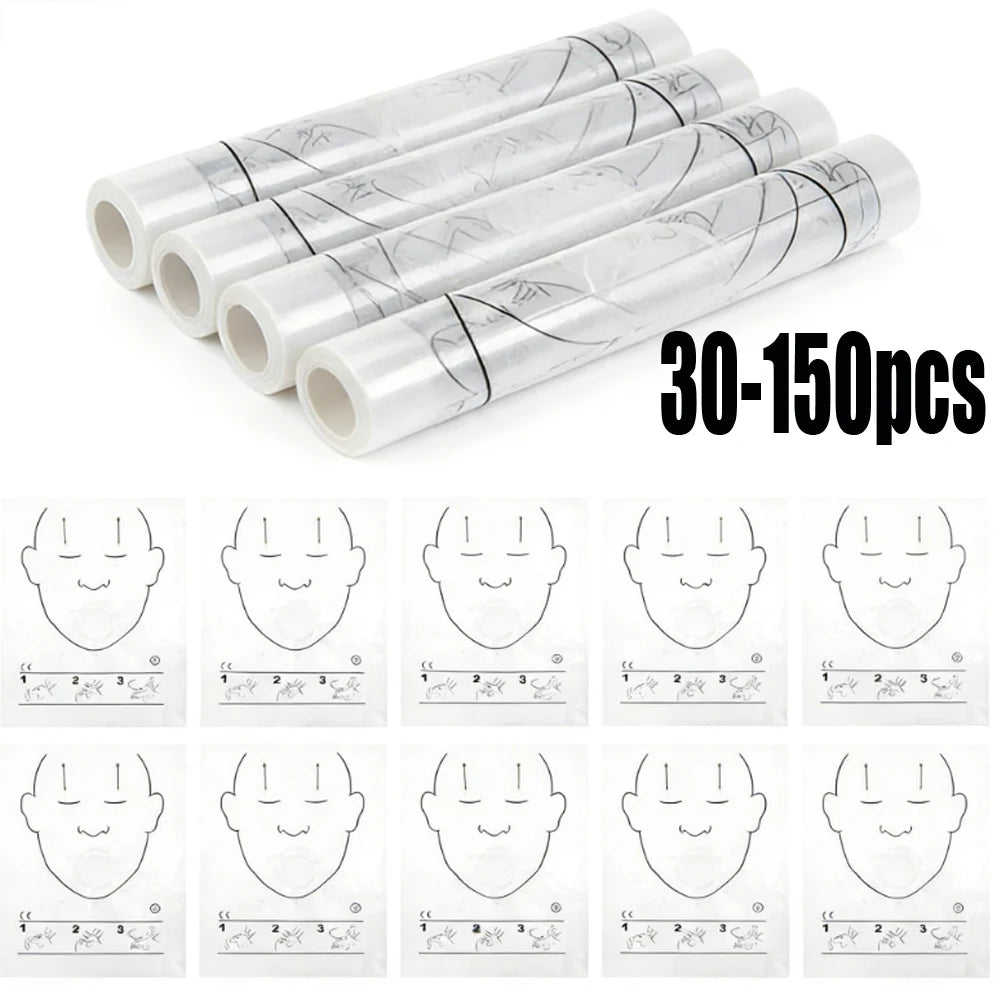 30-150PCS Disposable CPR Training Breathing Mask First Aid Resuscitator Face Shield Roll Rescue Kit for Emergency Use