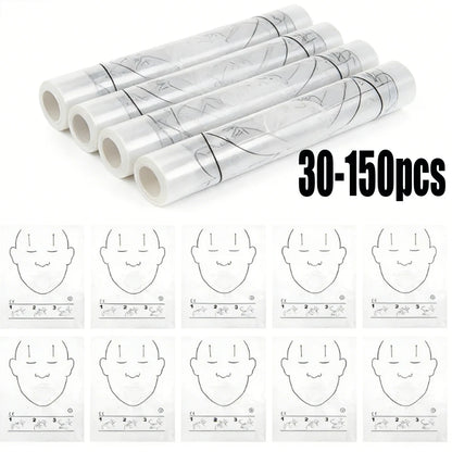 30-150PCS Disposable CPR Training Breathing Mask First Aid Resuscitator Face Shield Roll Rescue Kit for Emergency Use