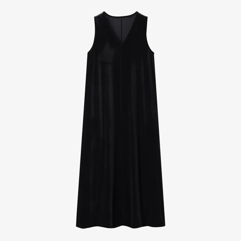 AS AW26 Velvet jumper dress with side pockets + Jersey basic mockneck