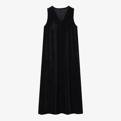 AS AW26 Velvet jumper dress with side pockets + Jersey basic mockneck