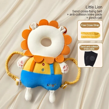 Baby Head Back Protector Safety Pad Newborn Walk Learning Headgear Anti-Fall Pillow Toddler Fall Prevention Cushion for Infants