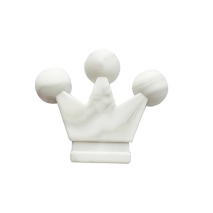 10pcs Food Grade Crown Silicone Beads Baby Teething Toys  Silicone DIY Pacifier Chain Pendant Accessories Baby Teethers