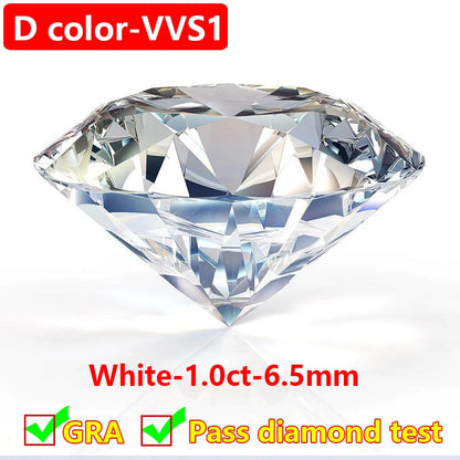 [ Free Sample ] Lab-grown Diamond Moissanite Diamond Stone 0.7mm-30ct Premium Loose Moissanite Stone Factory Quality D Color