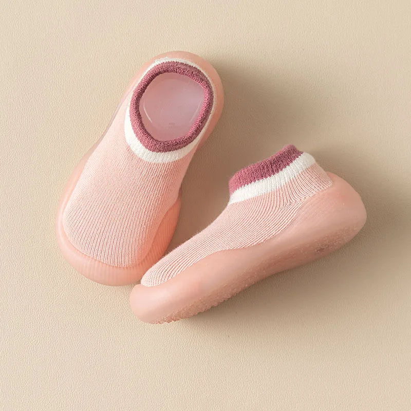 Baby Socks Shoes Infant Color Matching Cute Kids Boys Shoes Doll Soft Soled Child Floor Sneaker BeBe Toddler Girls First Walkers