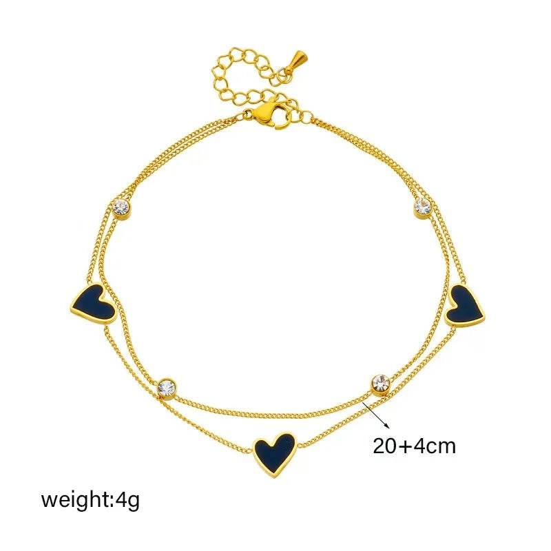 Stainless Steel Bohemian Style Personalized Anklet