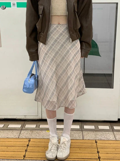 Women's Patterned Flared Skirt in Style Options