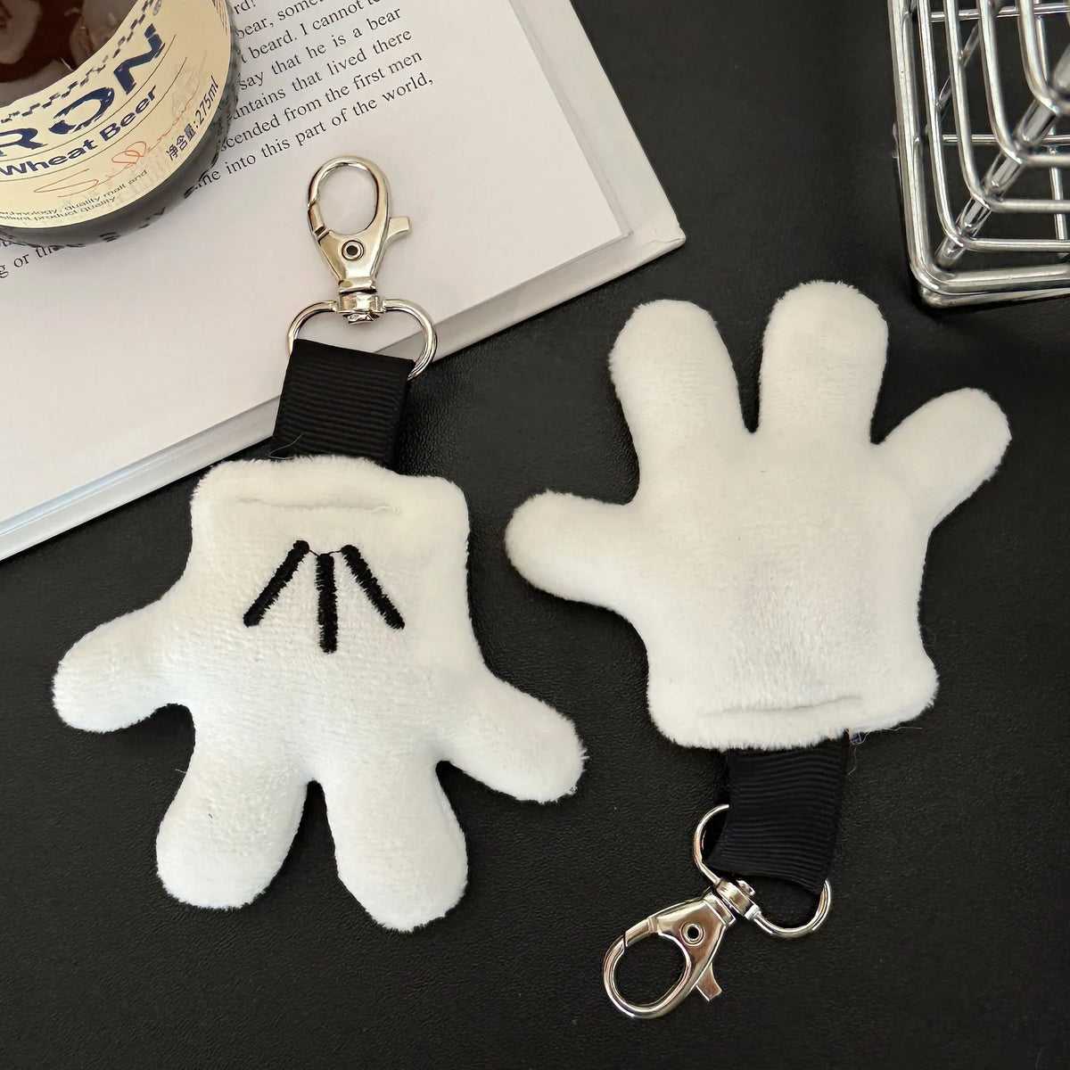 Creative And Wonderful Plush Glove Pendant Cute Keychain Bag Decoration Pendant