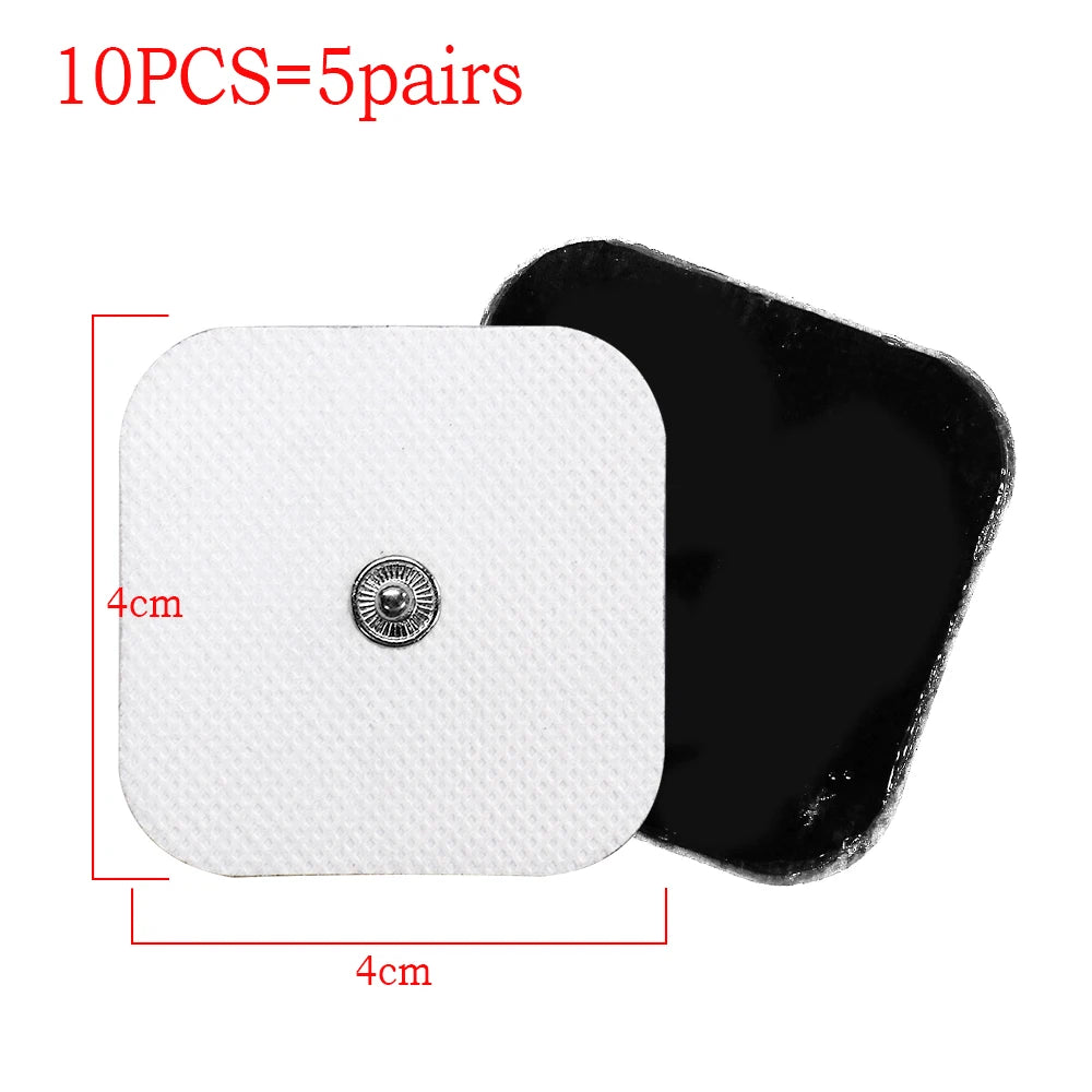 10/20Pcs Tens Electrode Pads Non-Woven For EMS Muscle Stimulator Tens Machine Pad Replacement Electrodes Slimming Massager Patch