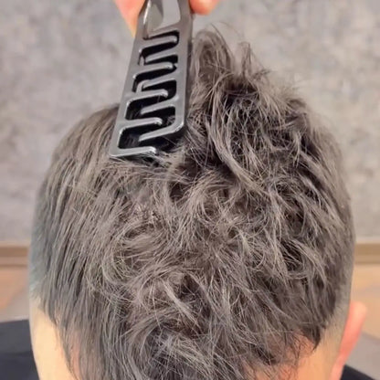 Men's Plastic Styling Comb,  Portable, Compact, and Easy to Store. Helps Style and Add Volume to Hair, Tame Flyaways