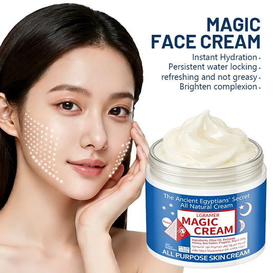 30g/60g/120g Magic Face Cream: Facial Moisturizing, Hydrating & Locks in Moisture & Deep Nourishing Formula for All Skin Types