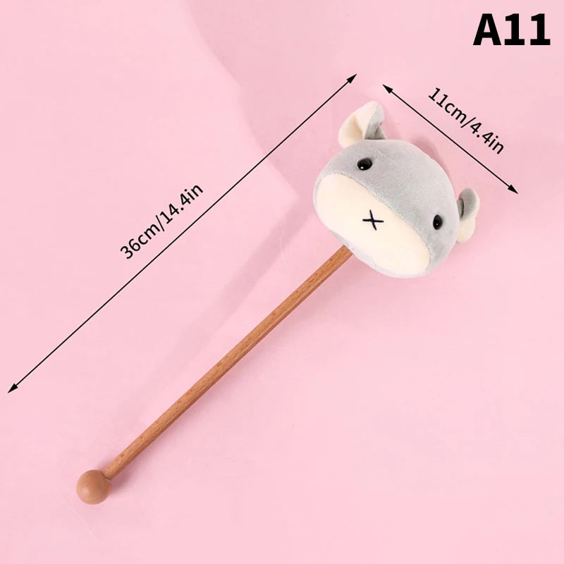 Massage Hammer Hitting Hammer Stick Handheld Plush Small Hammer For Neck Shoulder Meridians Legs Back Massage