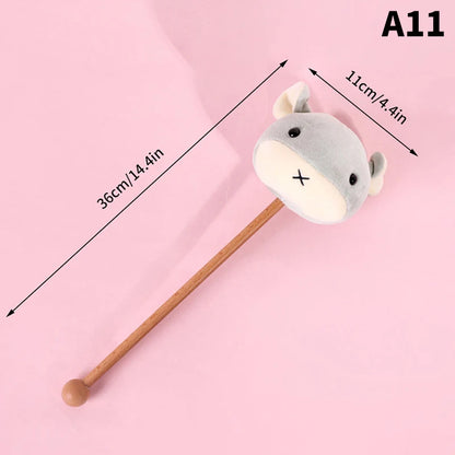 Massage Hammer Hitting Hammer Stick Handheld Plush Small Hammer For Neck Shoulder Meridians Legs Back Massage