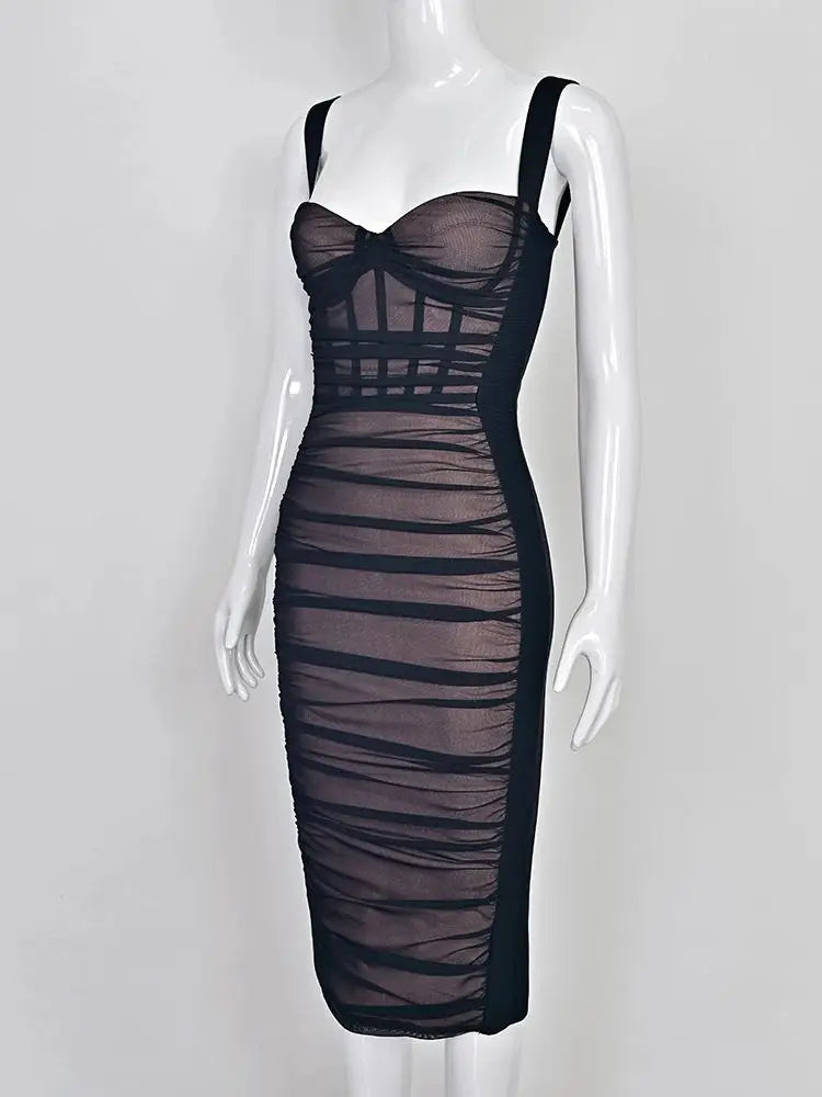 Women's Fitted Strappy Occasion Dress