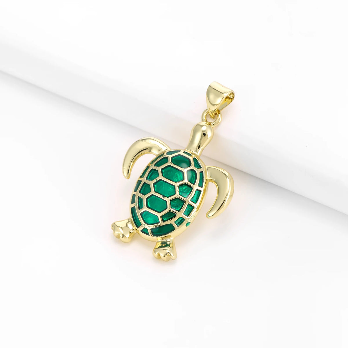 Excellence 5 Colors Sea Turtles Shaped Pendant Copper Zircon Jewelry Nacklace Accessories Dinner Party For Women Gifts Wholesale