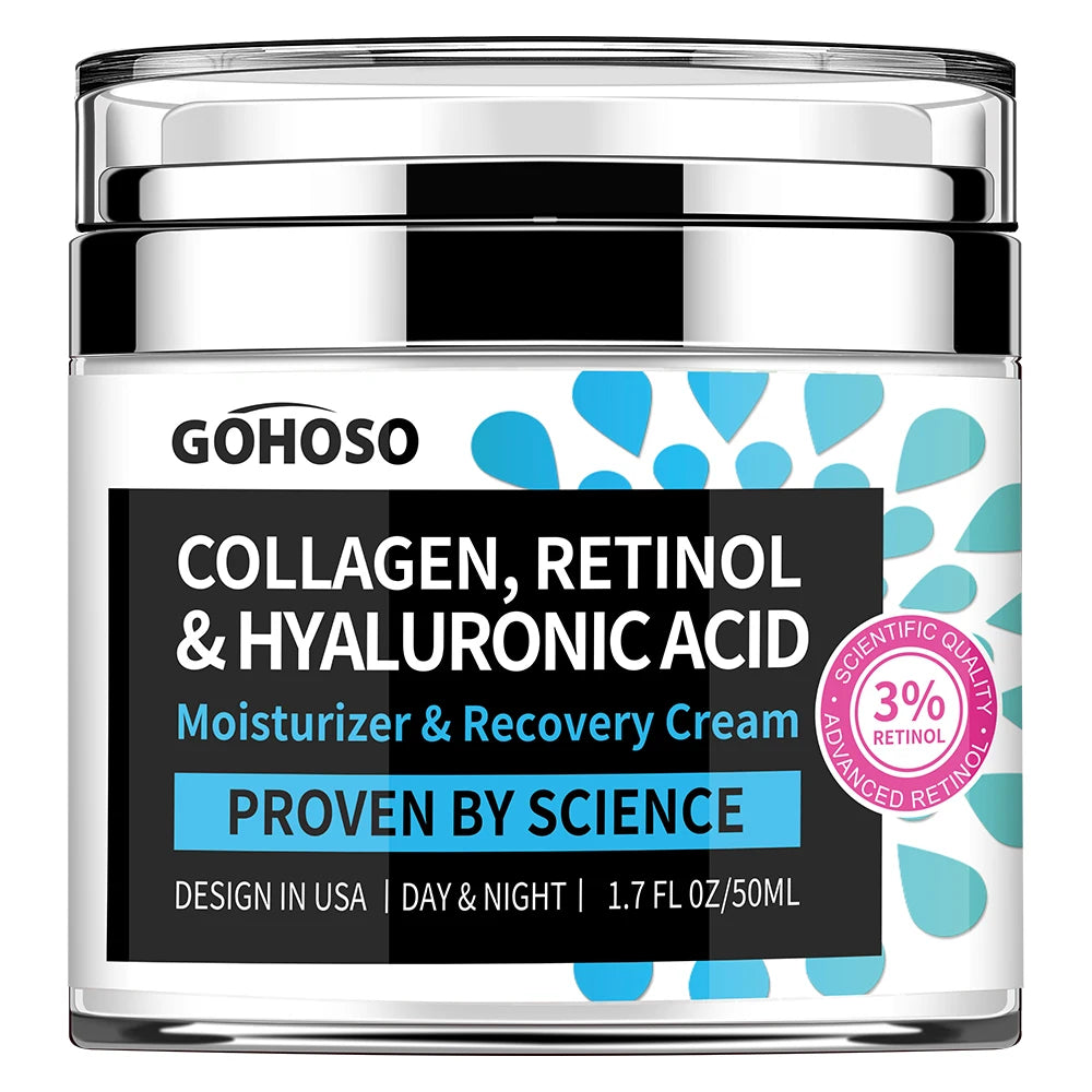 ENVISHA Face Skin Care Retinol Collagen Complex Cream Deeply Moisturizes Firming Nourishes Rejuvenating Smoothing Beauty Health