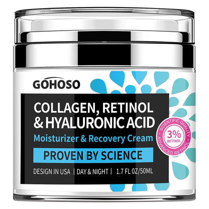 ENVISHA Face Skin Care Retinol Collagen Complex Cream Deeply Moisturizes Firming Nourishes Rejuvenating Smoothing Beauty Health