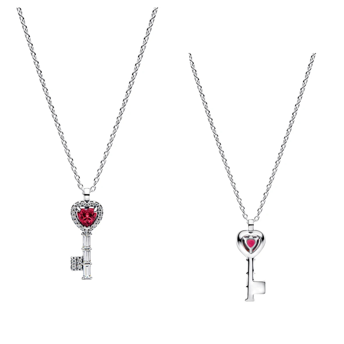 925 Sterling Silver Floral Necklaces Stud Earrings Charms Four‑Leaf Clover Sugar Skull Tiger Ghost Beads Fit Bracelet Jewelry