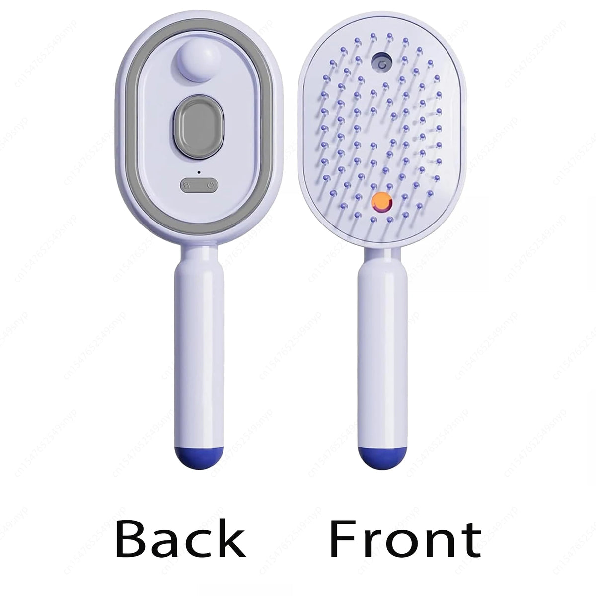 Electric Spray 3 In 1 Massage Comb, Rechargeable Self Cleaning Steam Oil Brush Anti Static Detangling Air Cushion Scalp Care