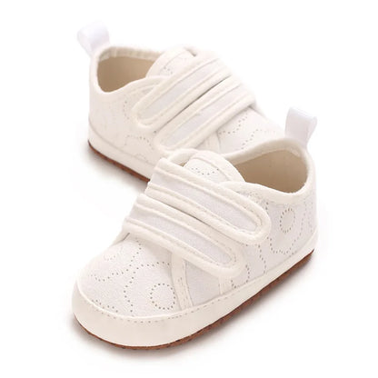 Baby Learning Walk Shoes, Cute Printed & Bow Sneakers, Soft Sole Casual Footwear for Infants 0-18M