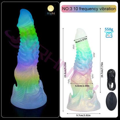 Vibrator Anal Dildos for Women Masturbator Consolador Silicone 10 Frequency Vibrador Anal Plug 18+ G Spot Clitoral Stimulator