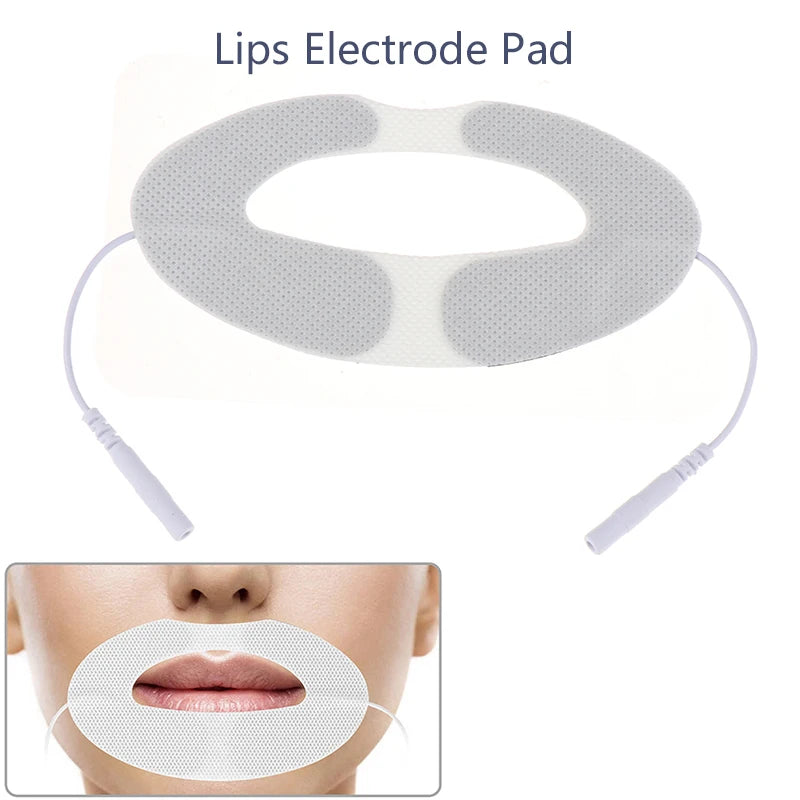 Eyes/Lips/Waist Electrode Pad Non Woven Fabric Replacement Electrode Patch Accessory for Pulse Massager Electrode Pad