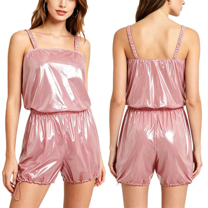 Womens Mens Leak-proof Diaper Cover Jumpsuit Elastic Waist Tear-away Bodysuit Waterproof Nursing Special Needs Reusable Diaper