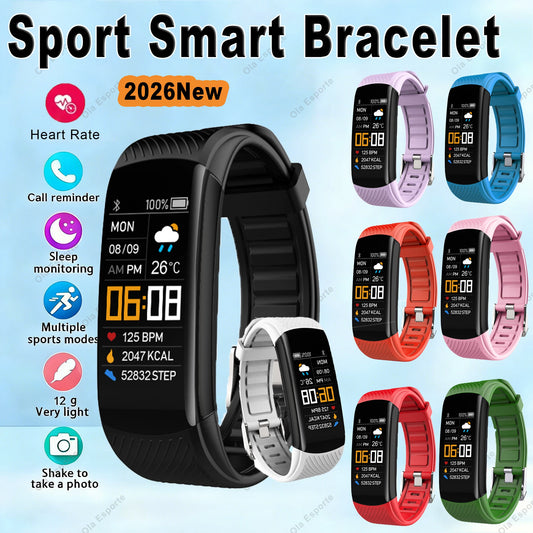 Sport Smart Watch Men Women Heart Rate Health Monitor Fitness Tracking Step Counting Smart Bracelet USB Charging Smart Band HT30