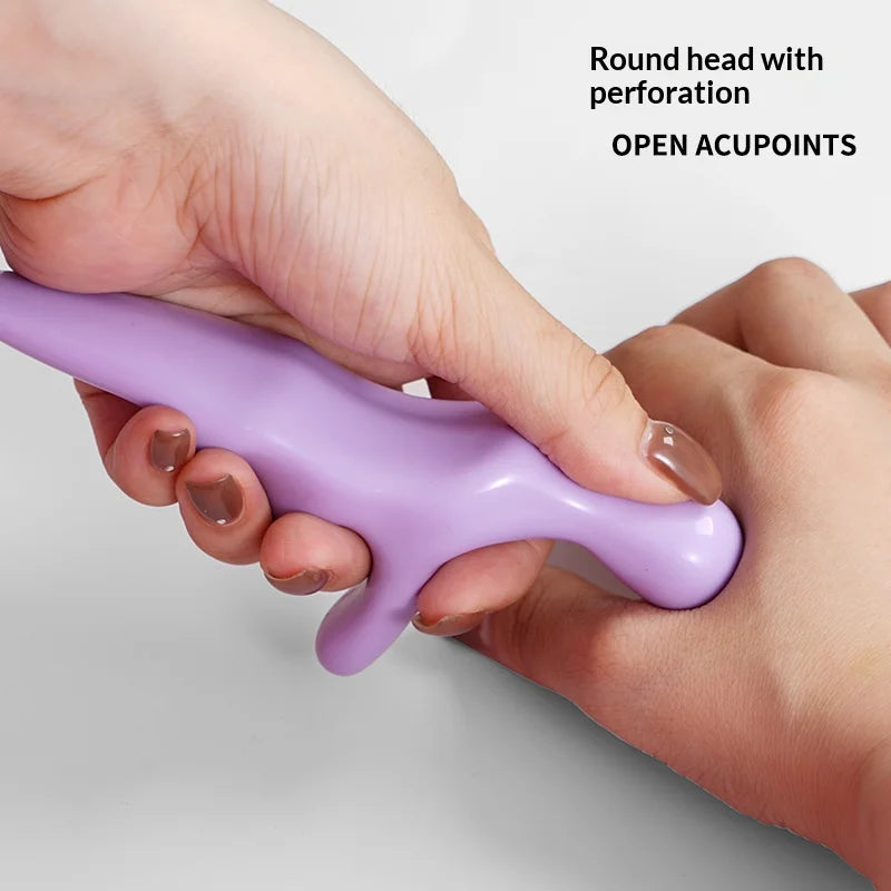 T-Shape Acupoint Massager Thumb Press Trigger Point Relieve Fatigue Manual Full Body Deep Reflexology Tool