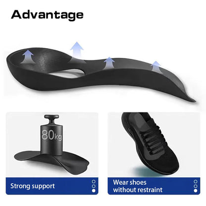 1 Pair Orthopedic Insoles Arch Collapse Flat Foot Orthopedic Insoles Insert Arch Support Insoles Foot Care Insoles Unisex
