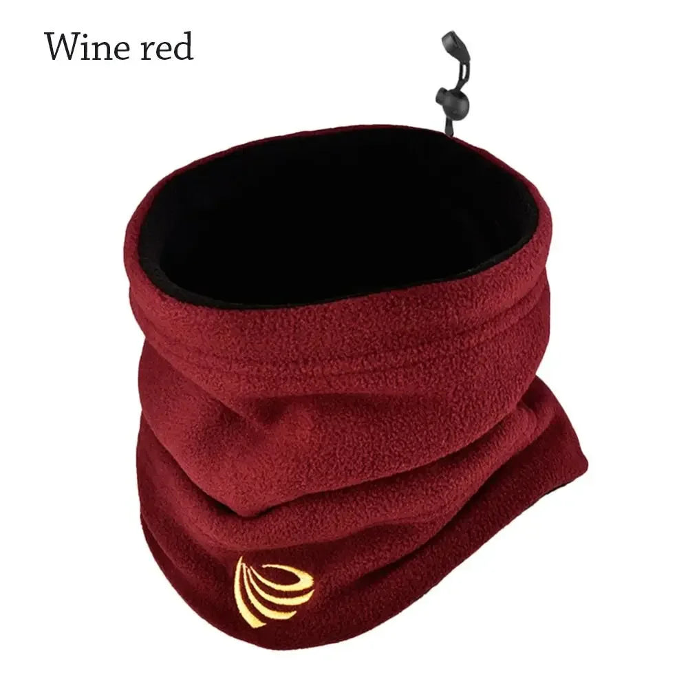 1/3Pcs Fashionable Winter Warm Wool Collar, Leather Ski Tube Scarf, Ski Board Face, Outdoor Bicycle, Cold Resistant Collar
