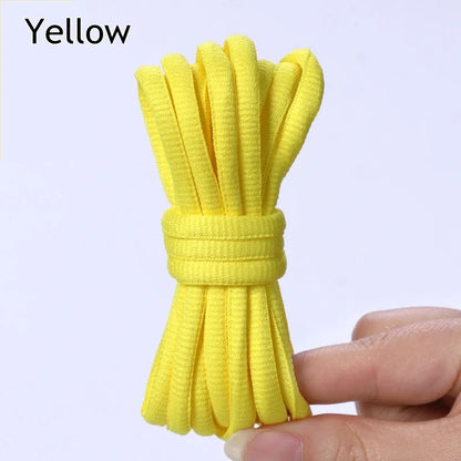 Oval Shoe laces Half Round Athletic ShoeLaces for Running Sneakers Laces Shoes Strings 33 Color Durable without fading Shoelace