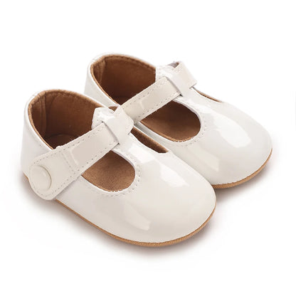 Baby Learning Walk Shoes,Multi Color Patent T-Strap Mary Jane Shoes,Soft Fashion Infant Daily Footwear for Baby Girls 0-1 Year