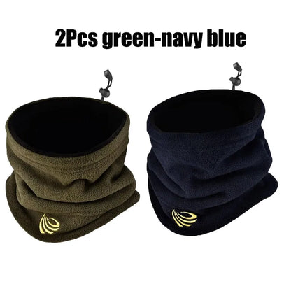2/6pcs Fashion Winter Camping Warm Fleece Neck Gaiter Ski Tube Scarf Snowboard Face For Men & Women Outdoor Cycling Cold-proof