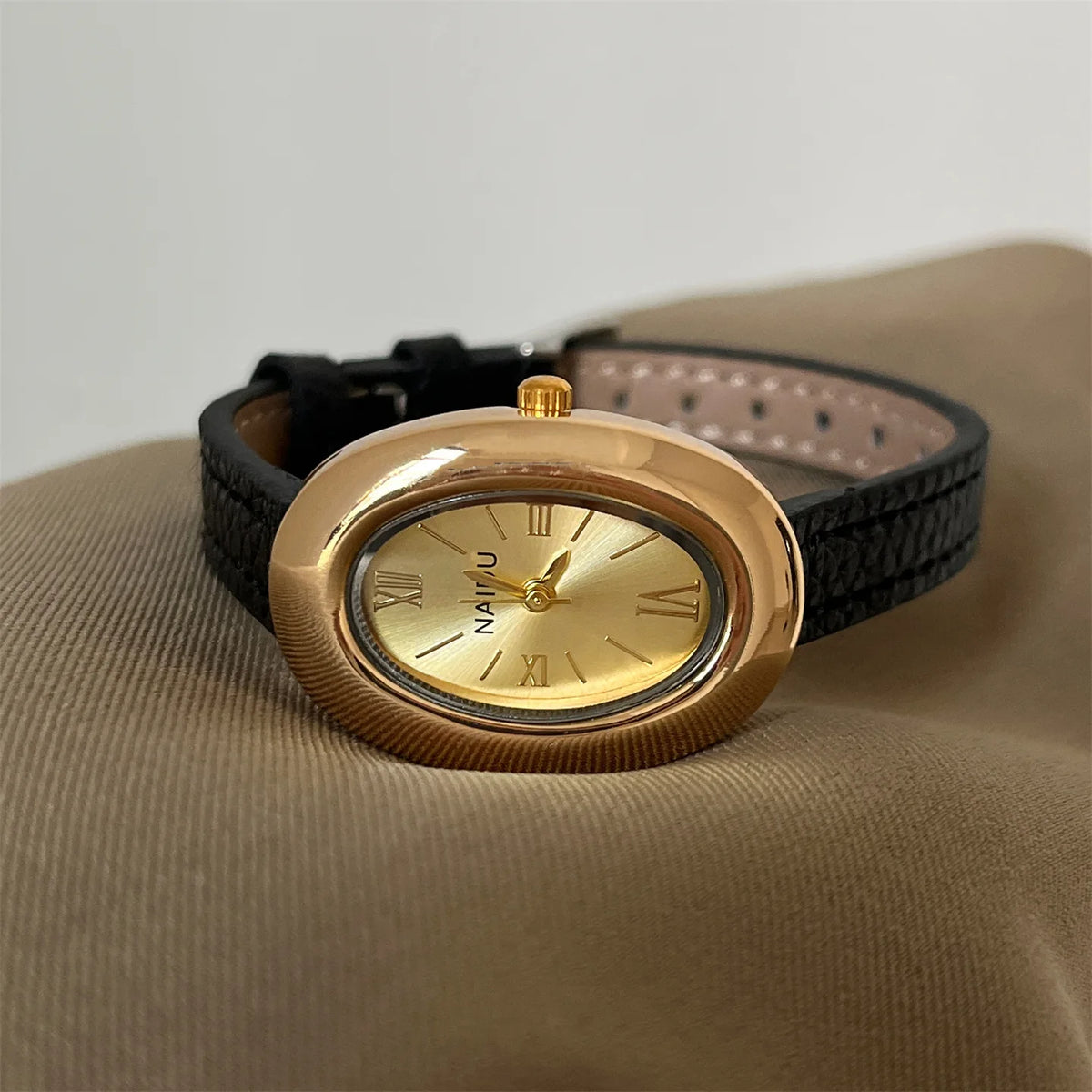 2025 New Oval Beautiful Ladies Watches with Stainless Steel Strap for Girl Student Quartz Minimalist Women Wristwatches Hot Sale