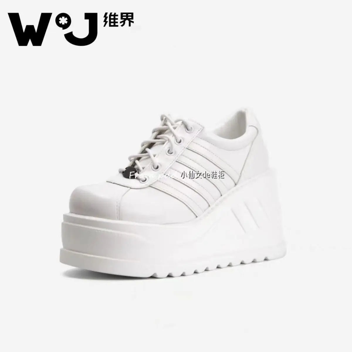 2025 Demonia Women Same Platform Goth Punk Style Lace-up Big Head Muffin Bottom Subcultural Small Leather Shoes