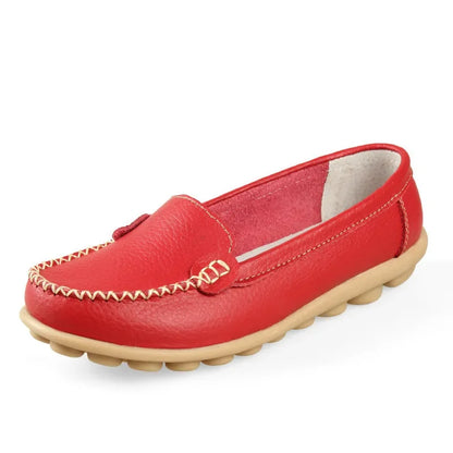 TIMETANG New  Women genuine Leather Shoes Slip-on Ballet women Flats Comfort shoes woman moccasins sapatilhas femininos