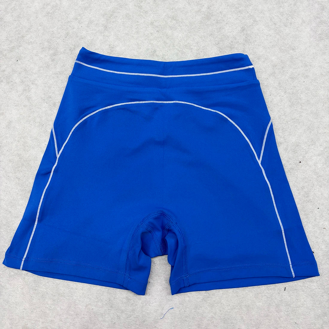 High Waist Stripe Fitness Yoga Shorts for Woman's Quick-Dry Breathable Hip-lifting Summer Gym Running Color Blocking Yoga Shorts